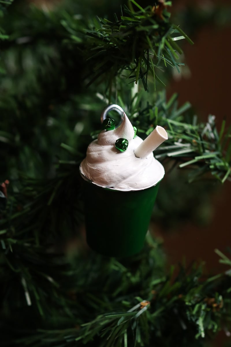 Hot chocolate ornament